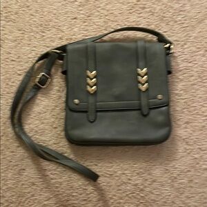Dark gray crossbody purse